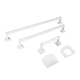 BATH ASSORTMENT 5PC WHITE